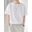 Mens Solid Crew Neck Casual Short Sleeve T-Shirt
