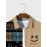 Mens Ethnic Tribal Smile Print Patchwork Long Sleeve Shirts Winter
