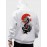 Mens Japanese Red Sun Dragon Back Print Long Sleeve Hoodies Winter