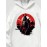 Mens Japanese Ninja Figure Graphic Long Sleeve Hoodies Winter