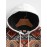 Mens Ethnic Geometric Print Patchwork Contrast Kangaroo Pocket Hoodies Winter