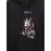Mens Japanese Dragon Print Kangaroo Pocket Loose Drawstring Hoodies Winter