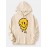 Mens Drip Smile Face Graphic Kangaroo Pocket Drawstring Hoodies Winter