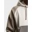 Mens Contrast Patchwork Kangaroo Pocket Casual Drawstring Hoodies Winter