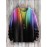Mens Colorful Ombre Stripe Crew Neck Pullover Sweatshirts Winter